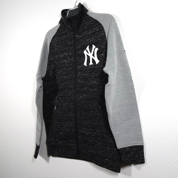 Fanatics New York Yankees Full-Zip Jacket Men's Size S Gray Fan Apparel - Picture 3 of 8